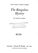 Nancy Drew 03 : The Bungalow Mystery